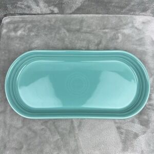 Fiesta Fiestaware Homer Laughlin Bread Tray Turquoise
